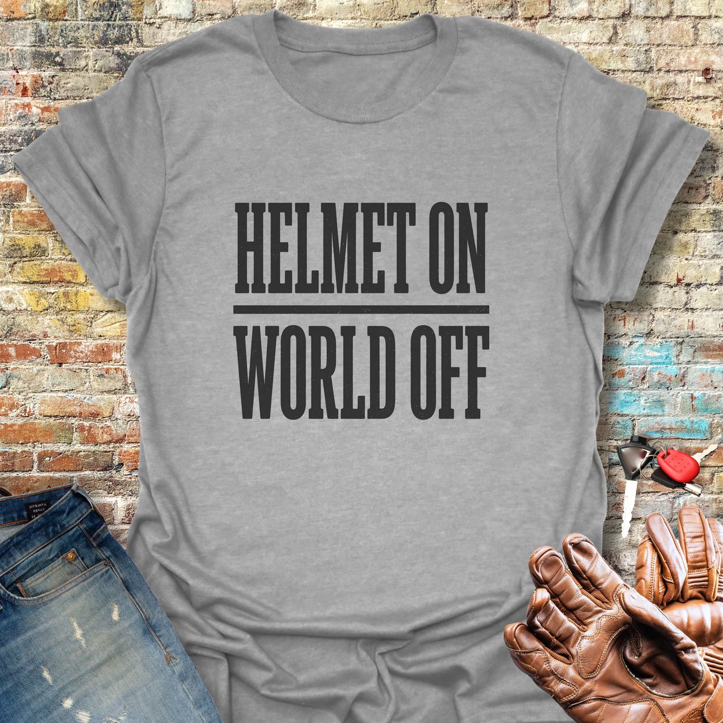 World Off T-Shirt - Sport Grey