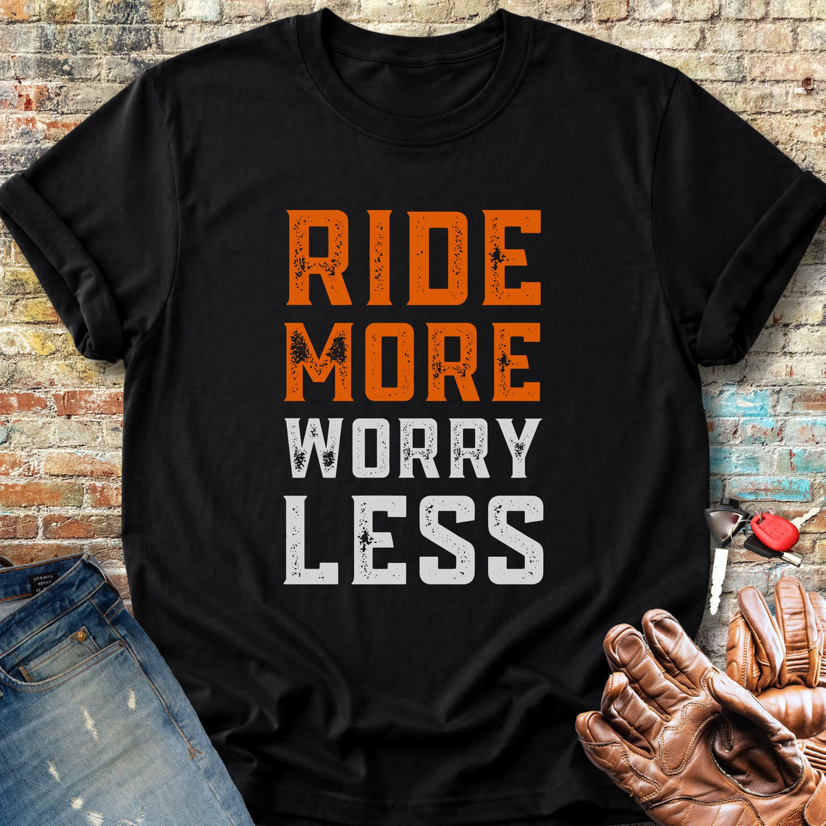 Worry Less Classic T-Shirt - Black