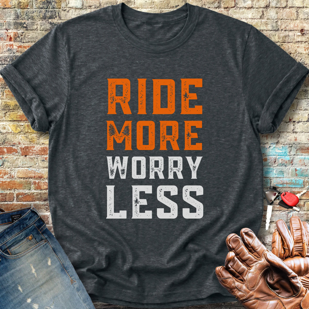Worry Less Classic T-Shirt - Dark Heather