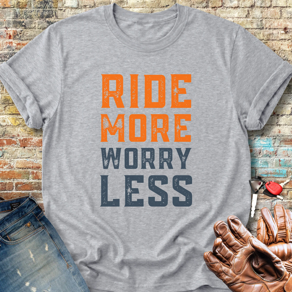 Worry Less Classic T-Shirt - Sport Grey