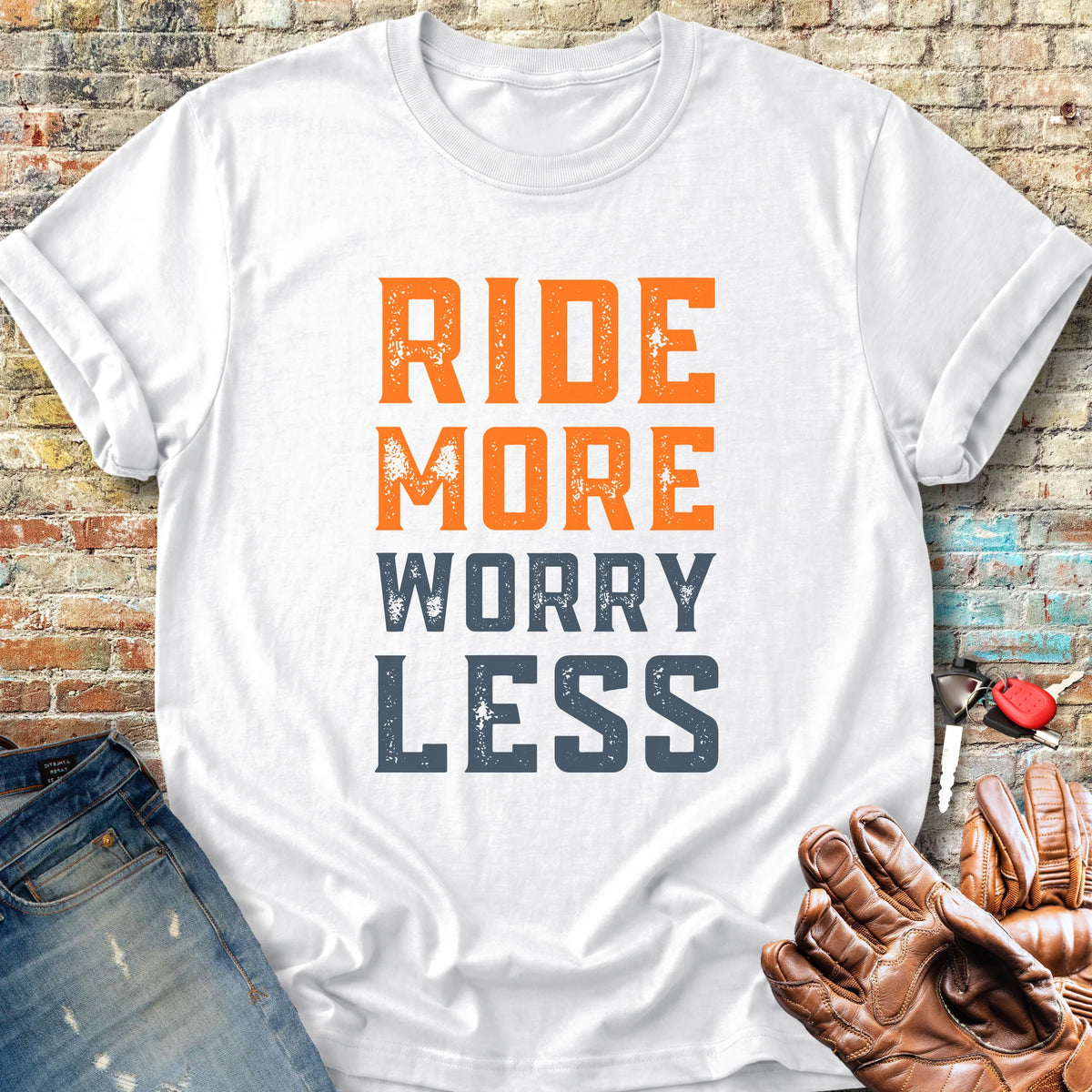Worry Less Classic T-Shirt - White