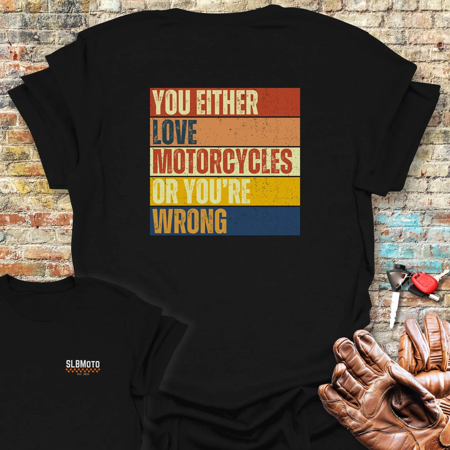 Wrong (Block) Back Print T-Shirt - Black