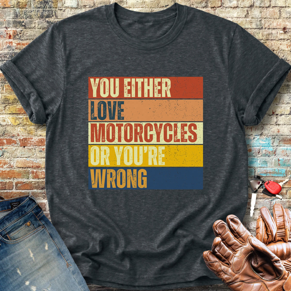 Wrong (Block) Classic T-Shirt - Dark Heather