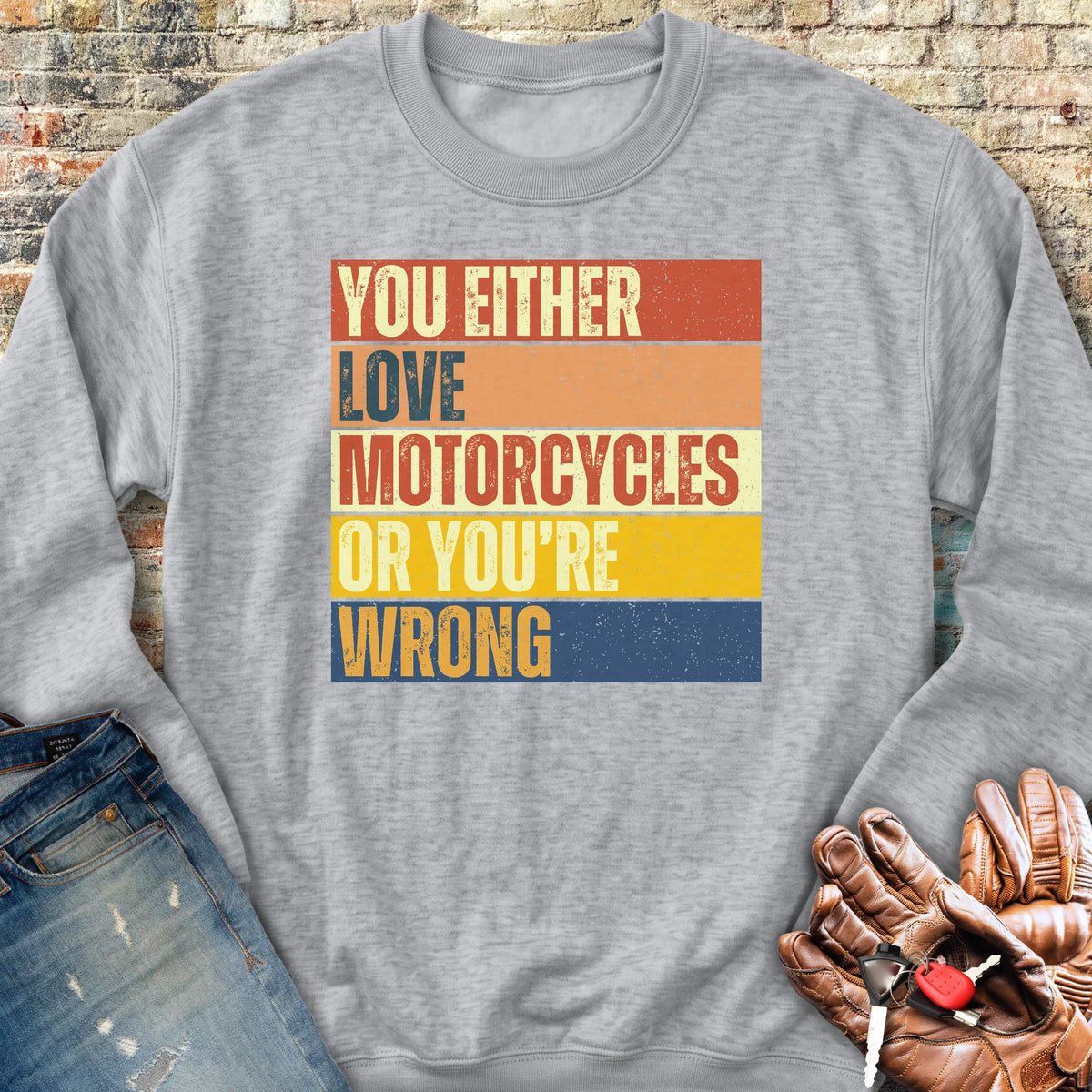 Wrong (Block) Sweatshirt - Sport Grey