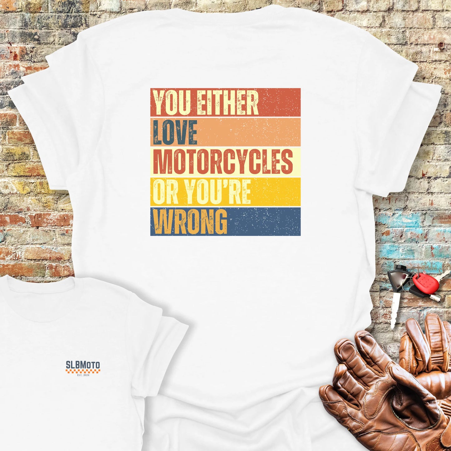 Wrong (Block) Back Print T-Shirt - White