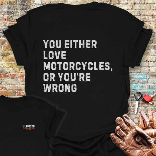 Wrong (Text) Back Print T-Shirt - Black