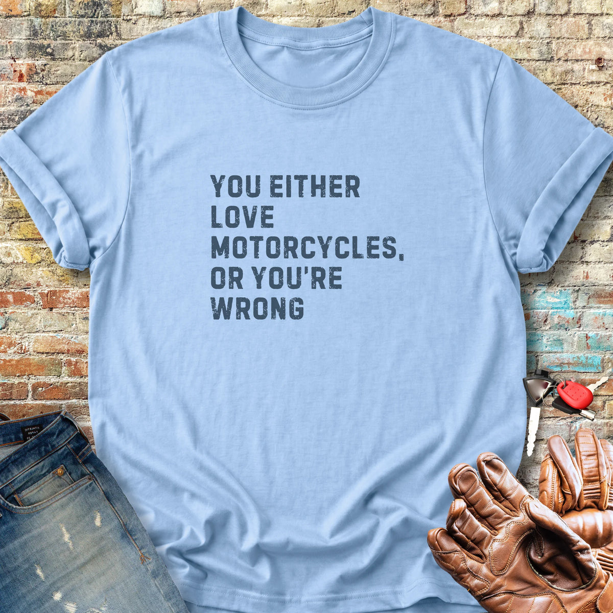 Wrong (Text) Classic T-Shirt - Light Blue