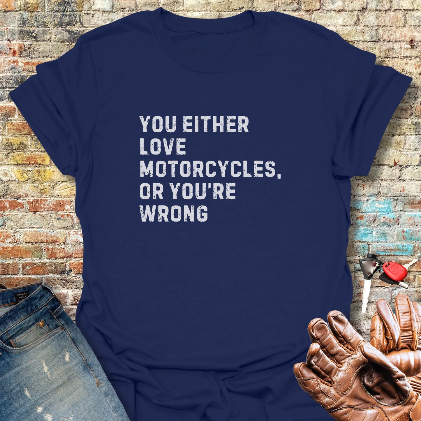 Wrong (Text) T-Shirt - Navy