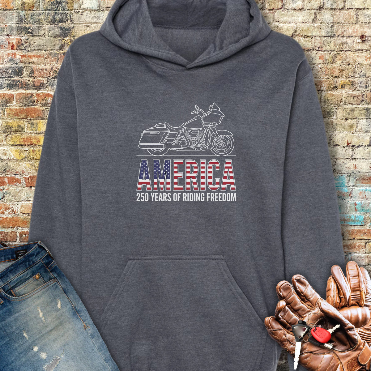 Years of Riding 250 Hoodie - Dark Heather