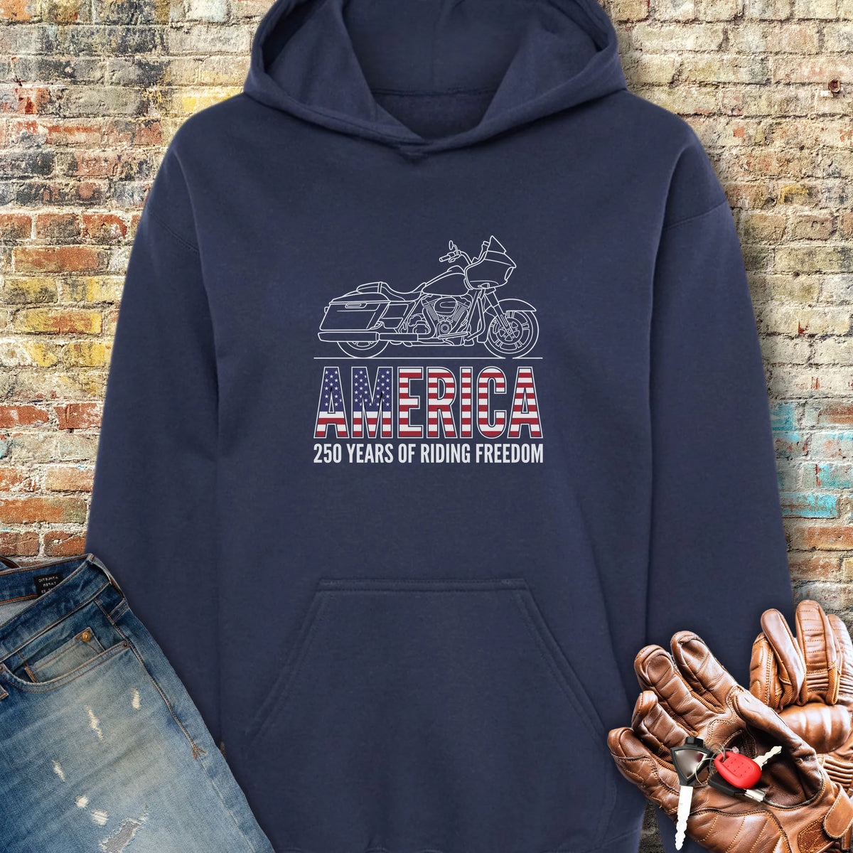 Years of Riding 250 Hoodie - Navy