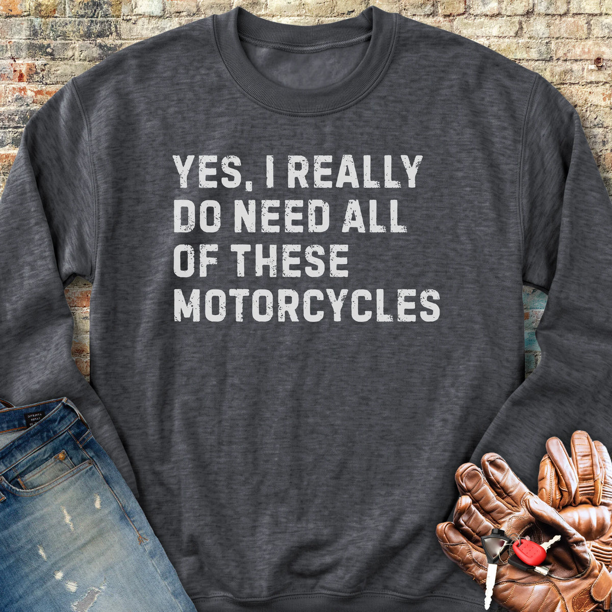 Yes Sweatshirt - Dark Heather