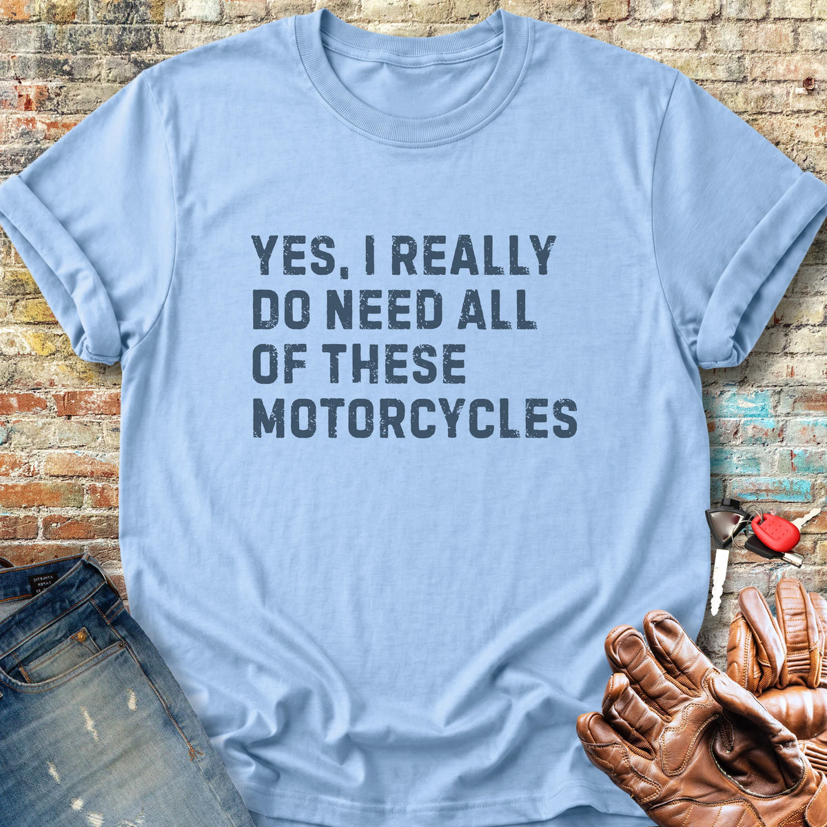 Yes Classic T-Shirt - Light Blue