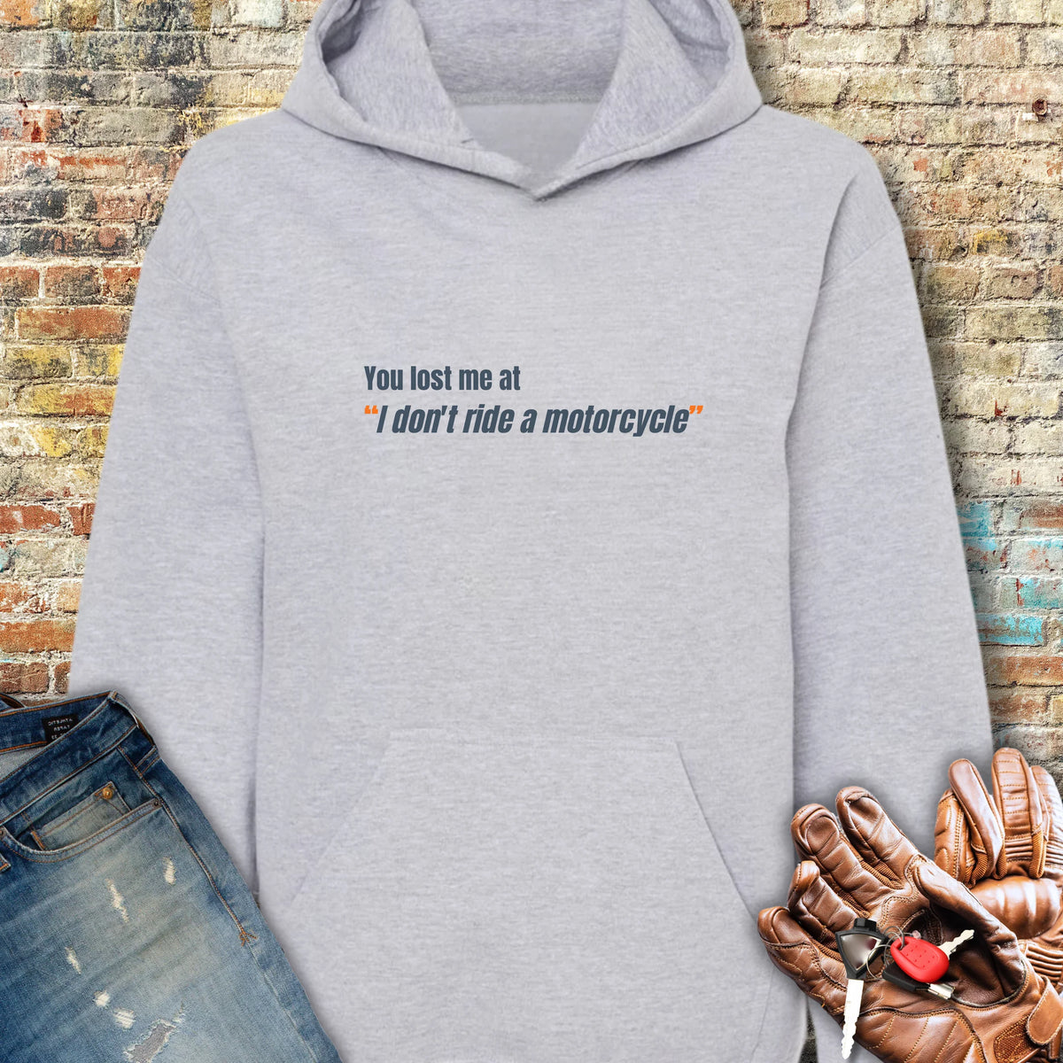 You Lost Me Hoodie - Sport Grey
