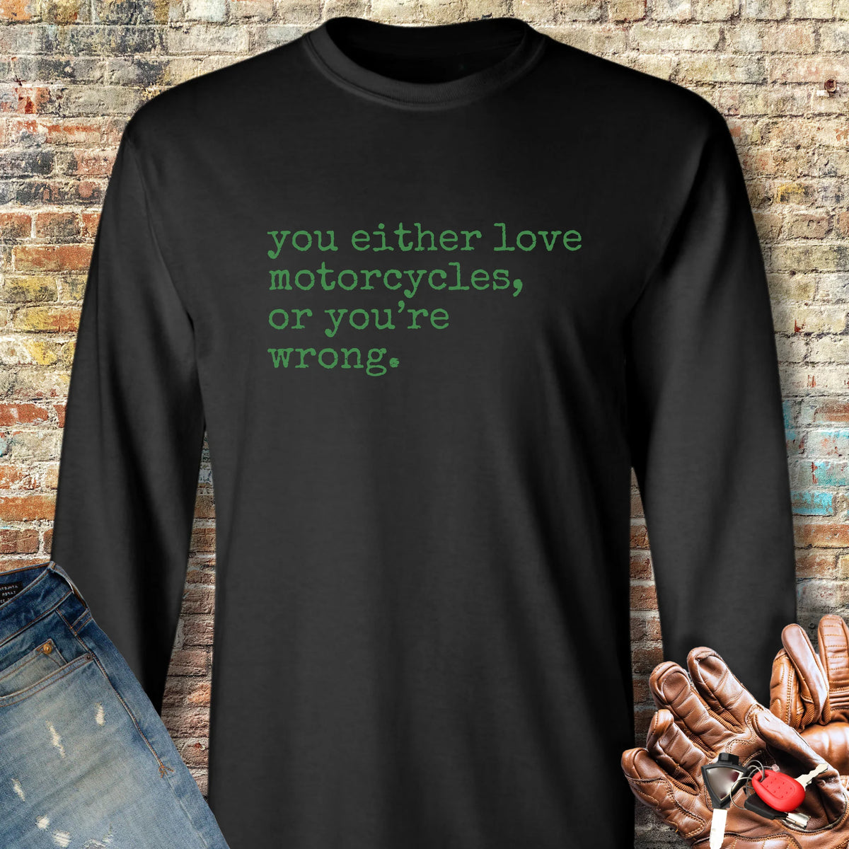Wrong Long Sleeve T-Shirt - Black
