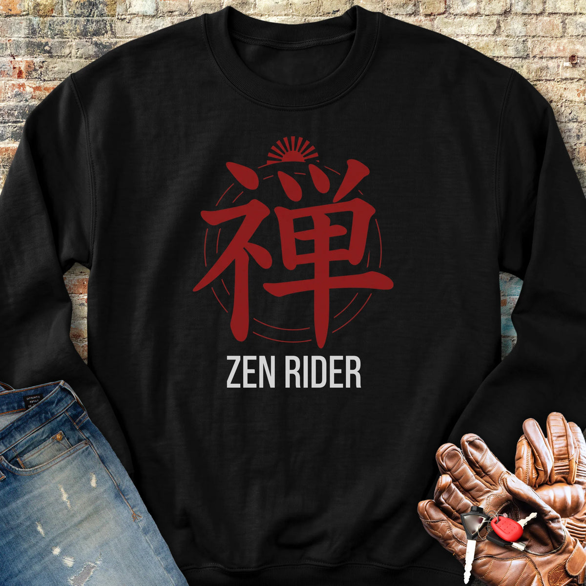Zen Rider Sweatshirt - Black