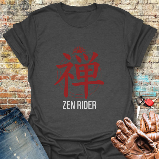 Zen Rider T-Shirt - Dark Heather