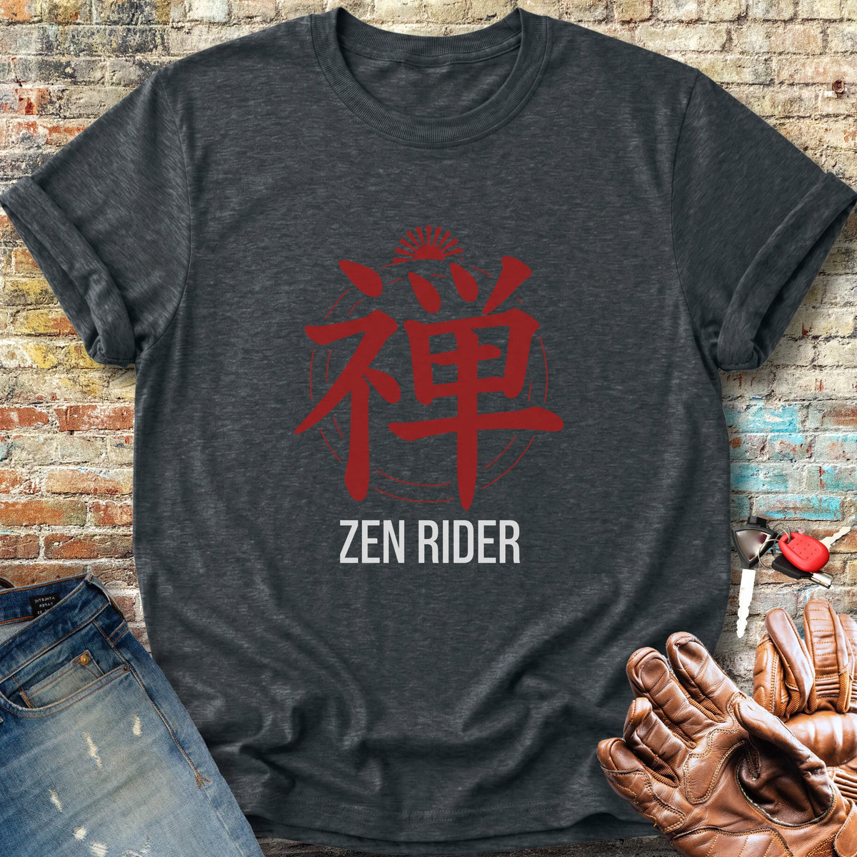 Zen Rider Classic T-Shirt - Dark Heather
