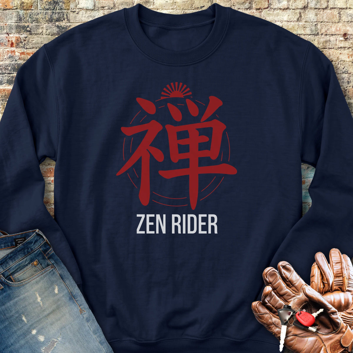 Zen Rider Sweatshirt - Navy