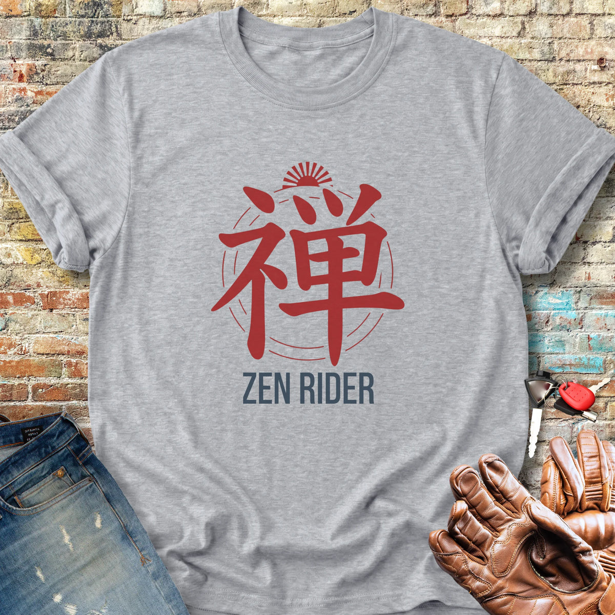 Zen Rider Classic T-Shirt - Sport Grey