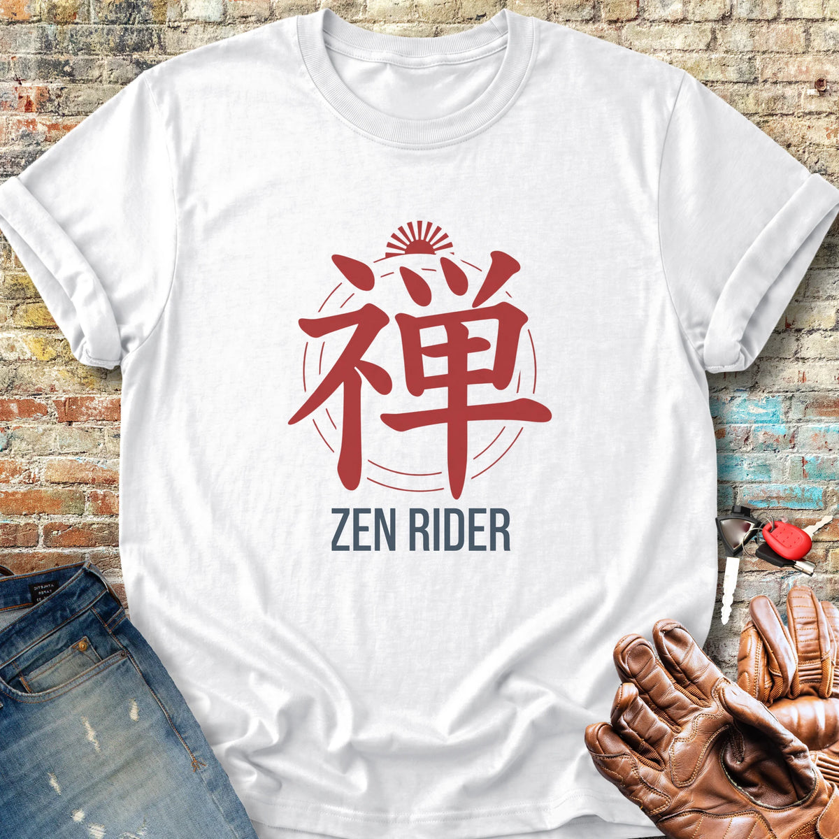 Zen Rider Classic T-Shirt - White