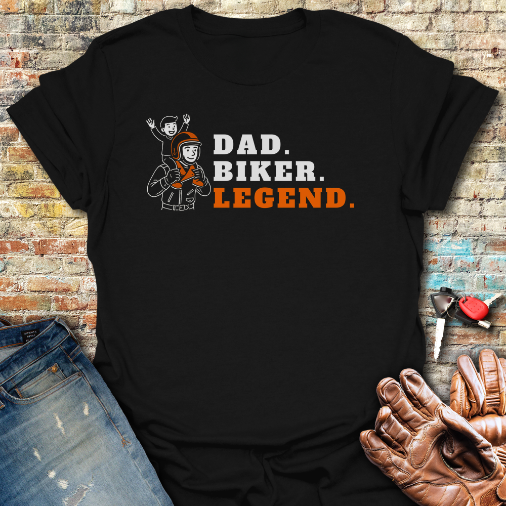 Dad Biker Legend T-Shirt