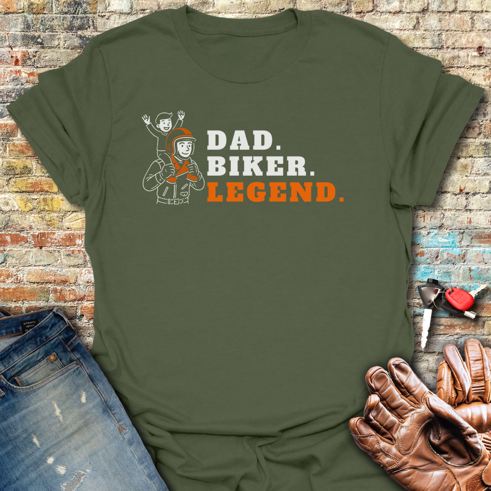 Dad Biker Legend T-Shirt