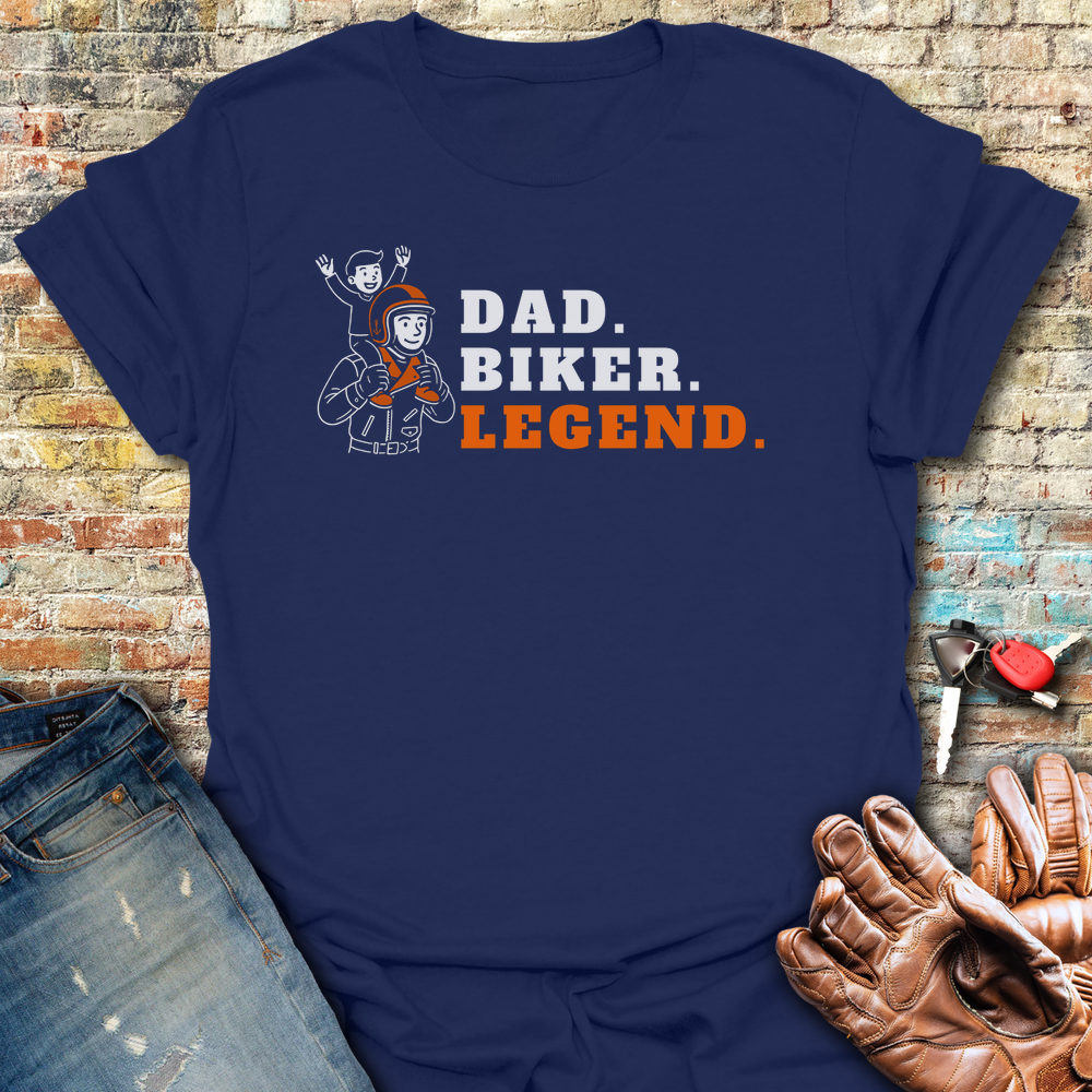 Dad Biker Legend T-Shirt