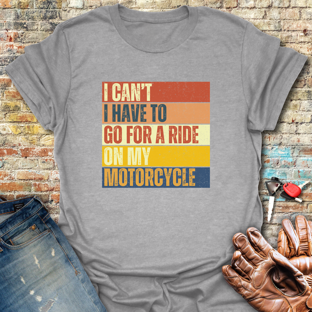 I Can't (Block) T-Shirt