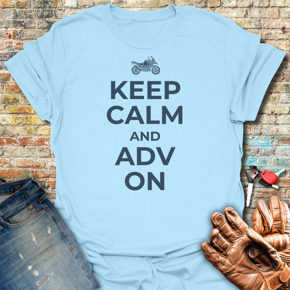 Keep Calm And Adv On T-Shirt