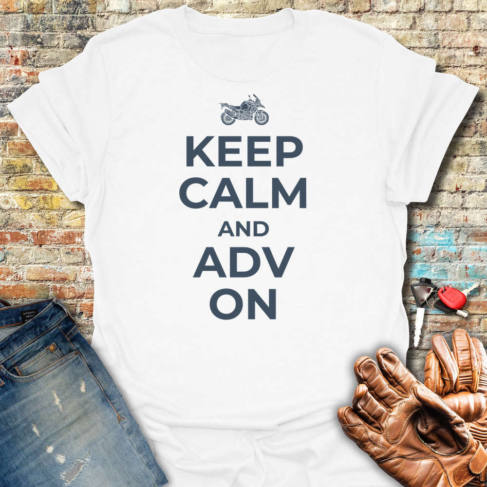 Keep Calm And Adv On T-Shirt