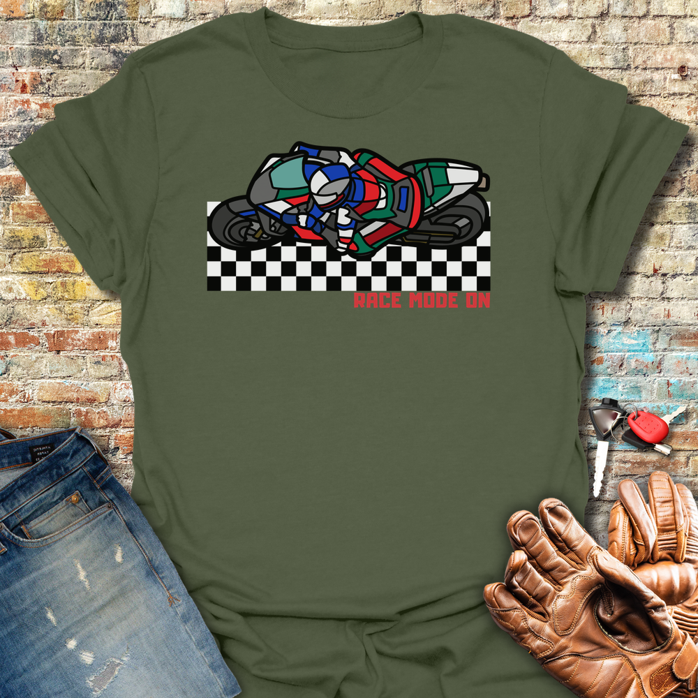 Race Mode On T-Shirt