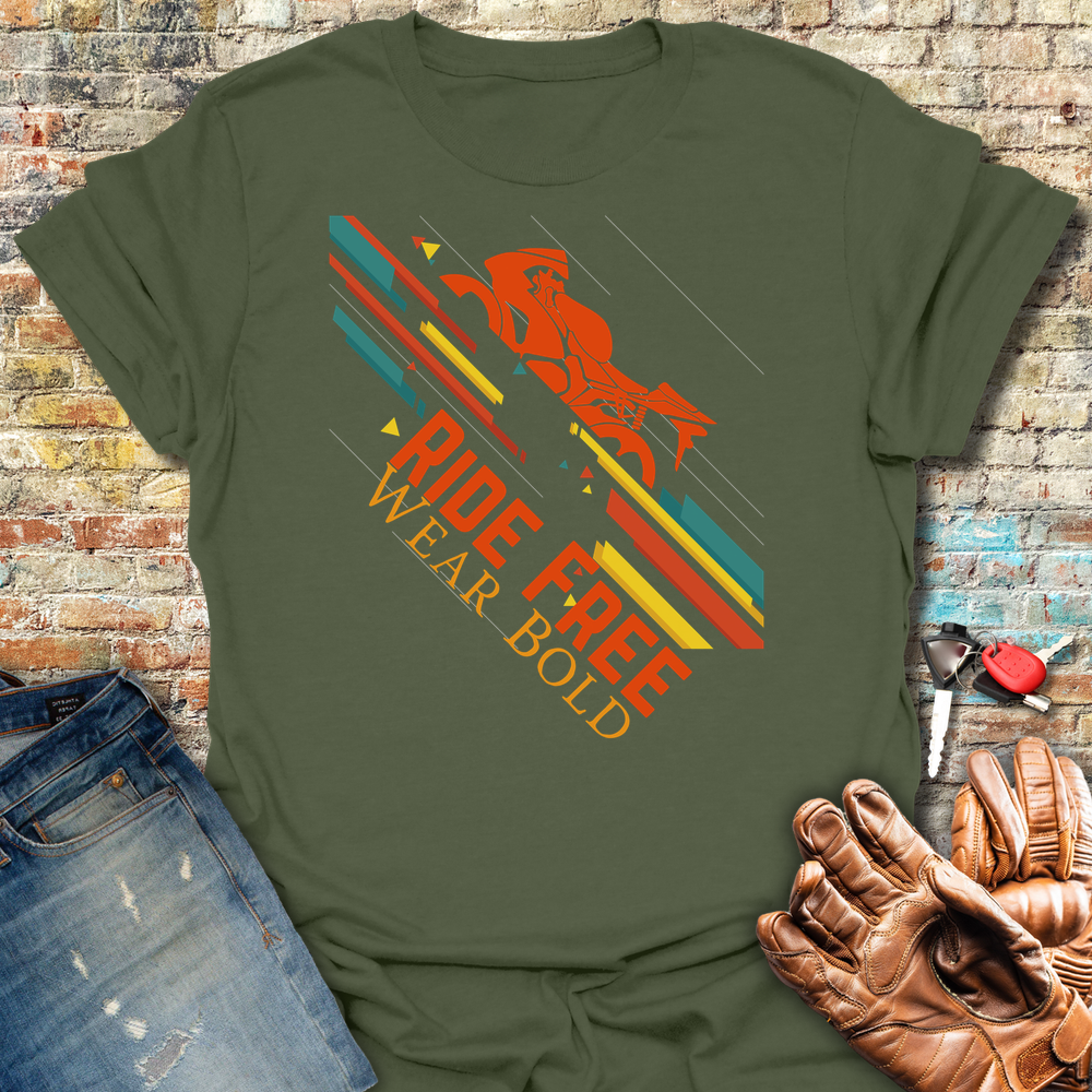 Ride Free Wear Bold T-Shirt
