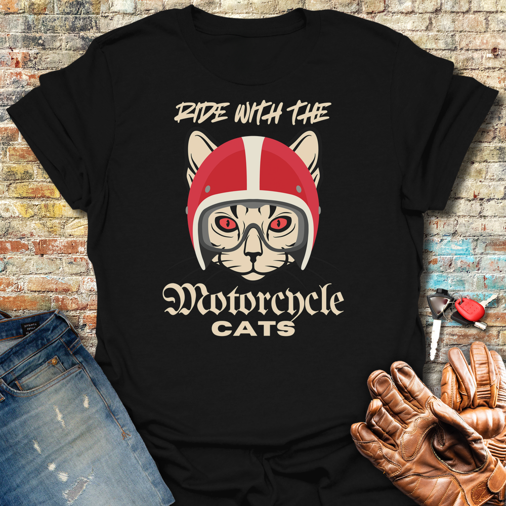 The Motorcycle Cats T-Shirt