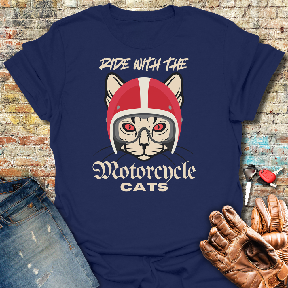The Motorcycle Cats T-Shirt