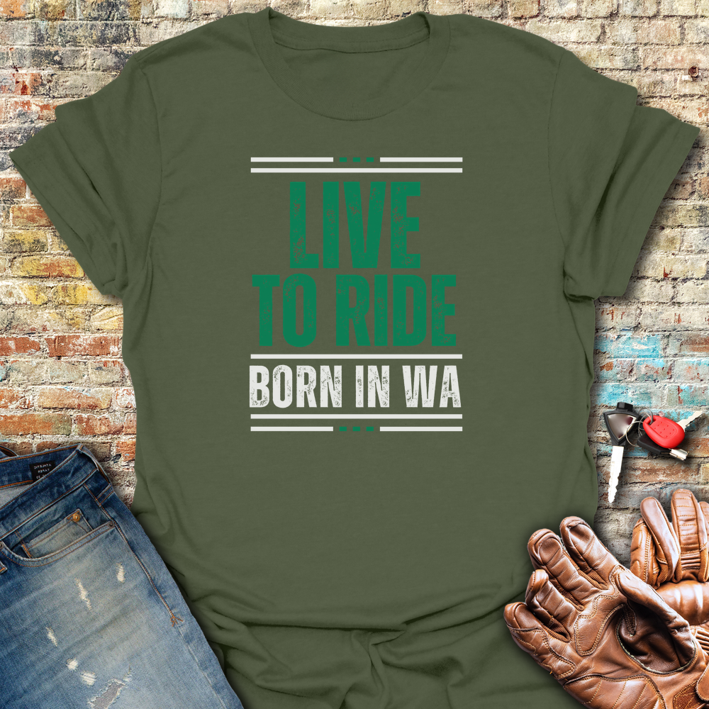Live To Ride WA T-Shirt